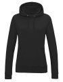 Dames Hoodie College AWDis JH001F Black Smoke